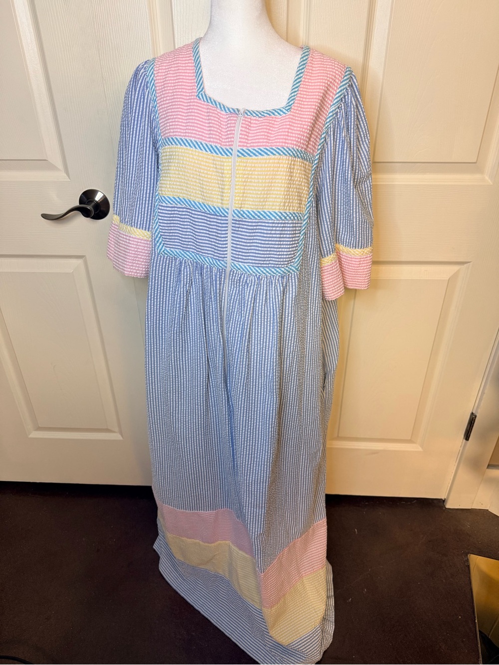 Vintage Saybury House Dress Pastel XL